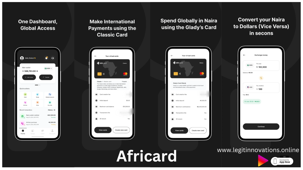 How to Earn Money by Referring Friends with Africard: $1 Per Referral, How to Use Africard for Online Transactions Locally and Internationally (Download)